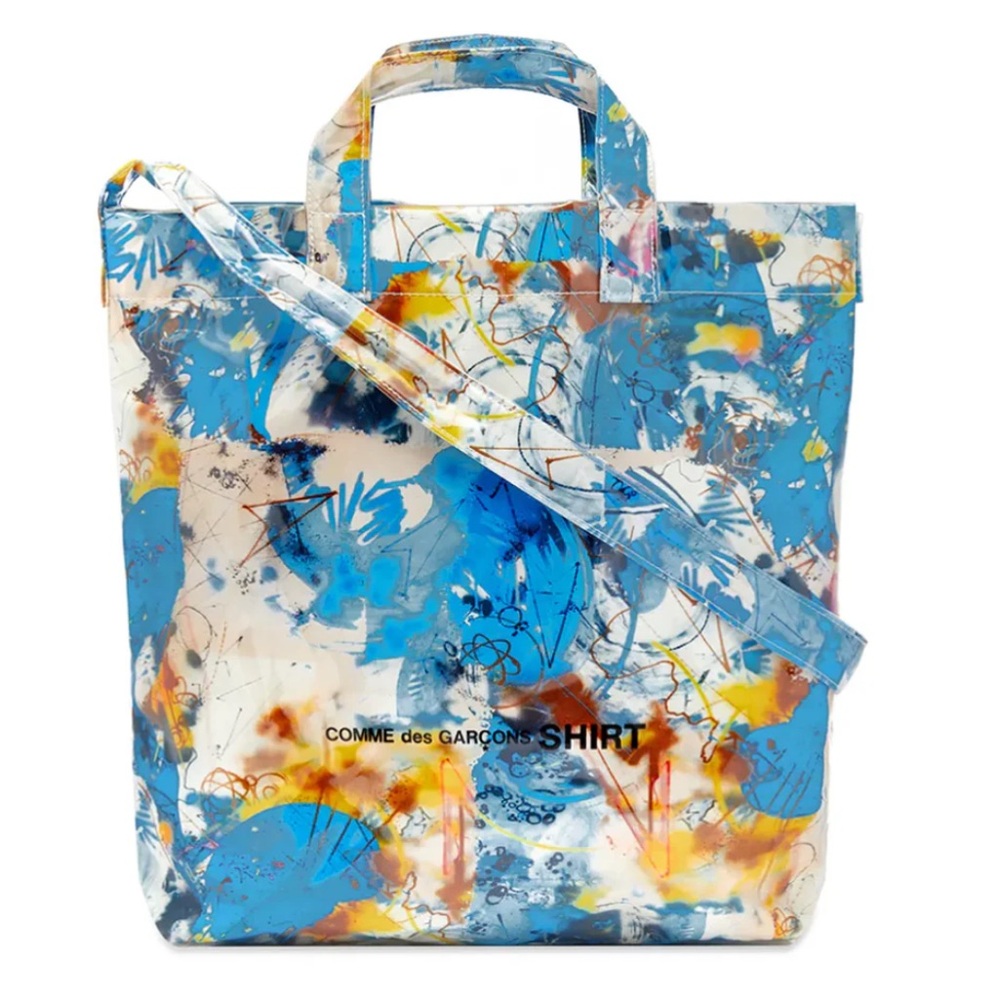Comme des garçons pvc tote